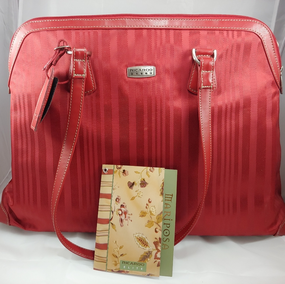 Ricardo ELITE Overnight Bag / Purse Scarlet